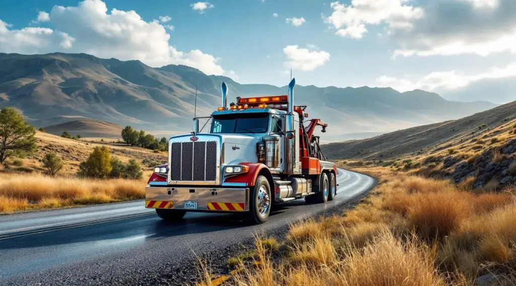 A professional heavy-duty wrecker truck performing a precision recovery of a vehicle in Folsom using winch lines and rigging.
